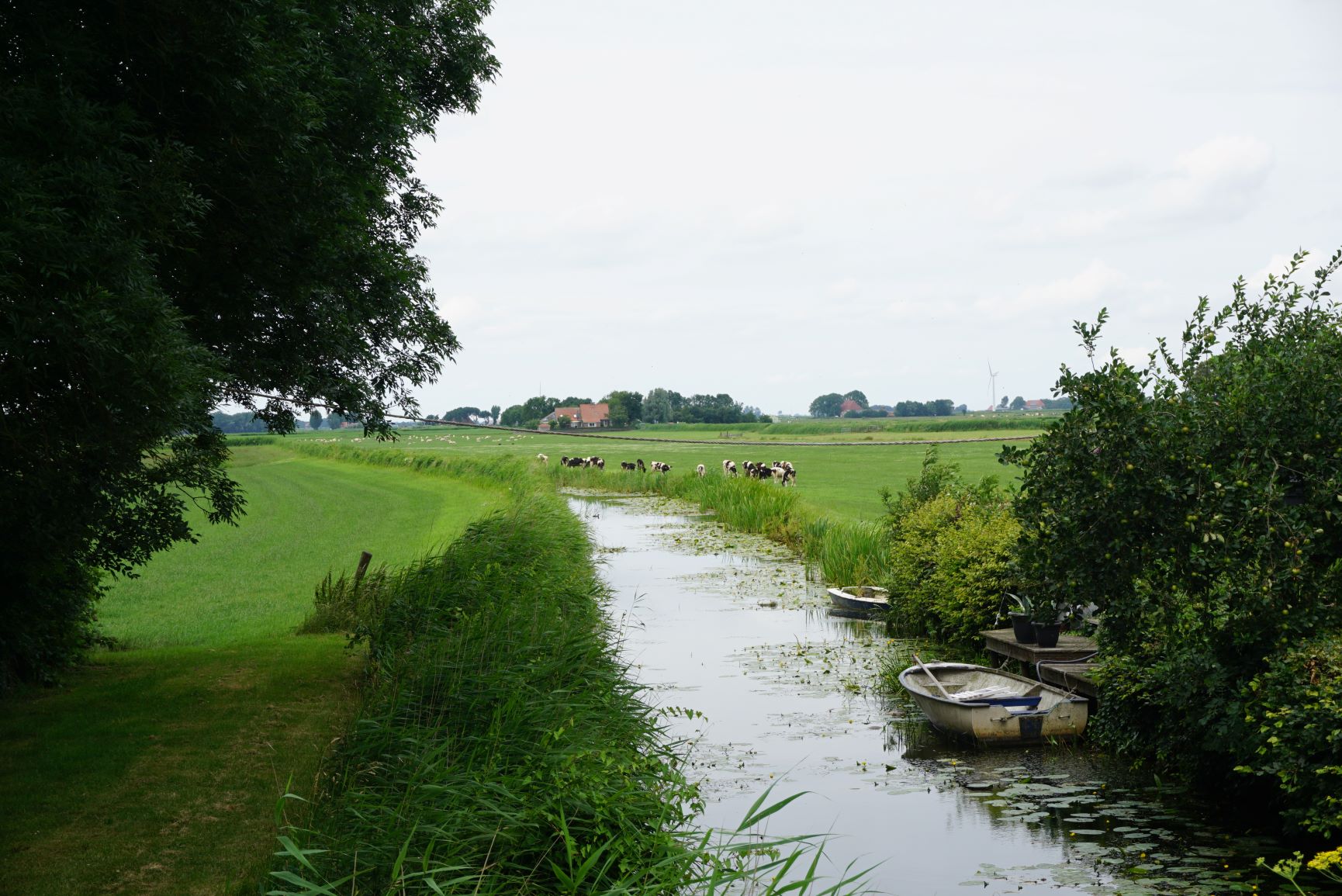 Dooradering met boezemvaartjes